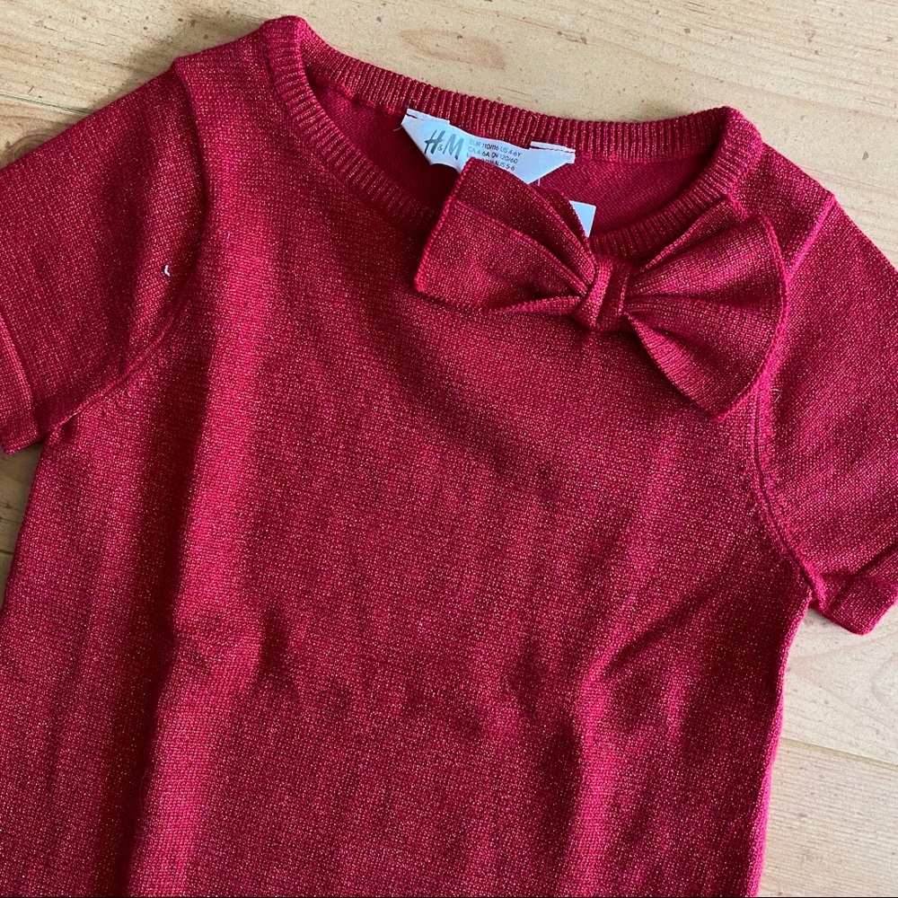H&M Girl’s Red Sparkly Dress